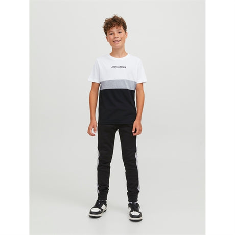 Jack & Jones Junior White Reid Blocking T-Shirt 2