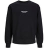 Jack & Jones Junior Black Jorvesterbro Sweatshirt