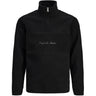 Jack & Jones Junior Black Hays Halfzip Fleece Jakke