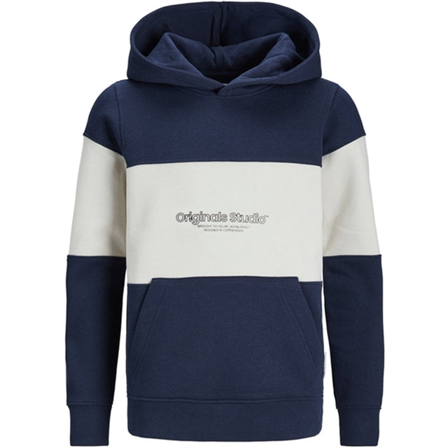 Jack & Jones Junior Navy Blazer Lakewood Colorblock Sweat Hoodie