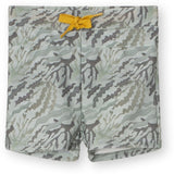 MINI A TURE Gerryan Printed UV50 Badeshorts Sea Weed Camo