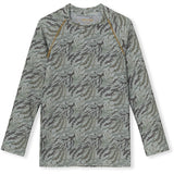 MINI A TURE Gani Printed UV50 Badebluse Sea Weed Camo