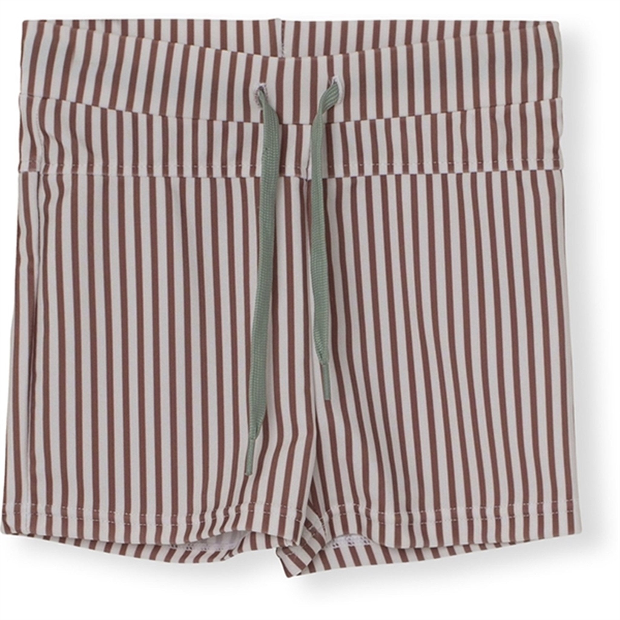 MINI A TURE Gerryan Printed UV50 Badeshorts Acorn Brown Stripes
