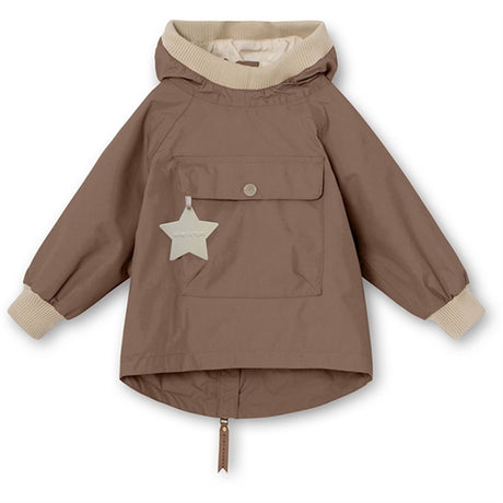 MINI A TURE Baby Vito Forårs Anorak Brownie