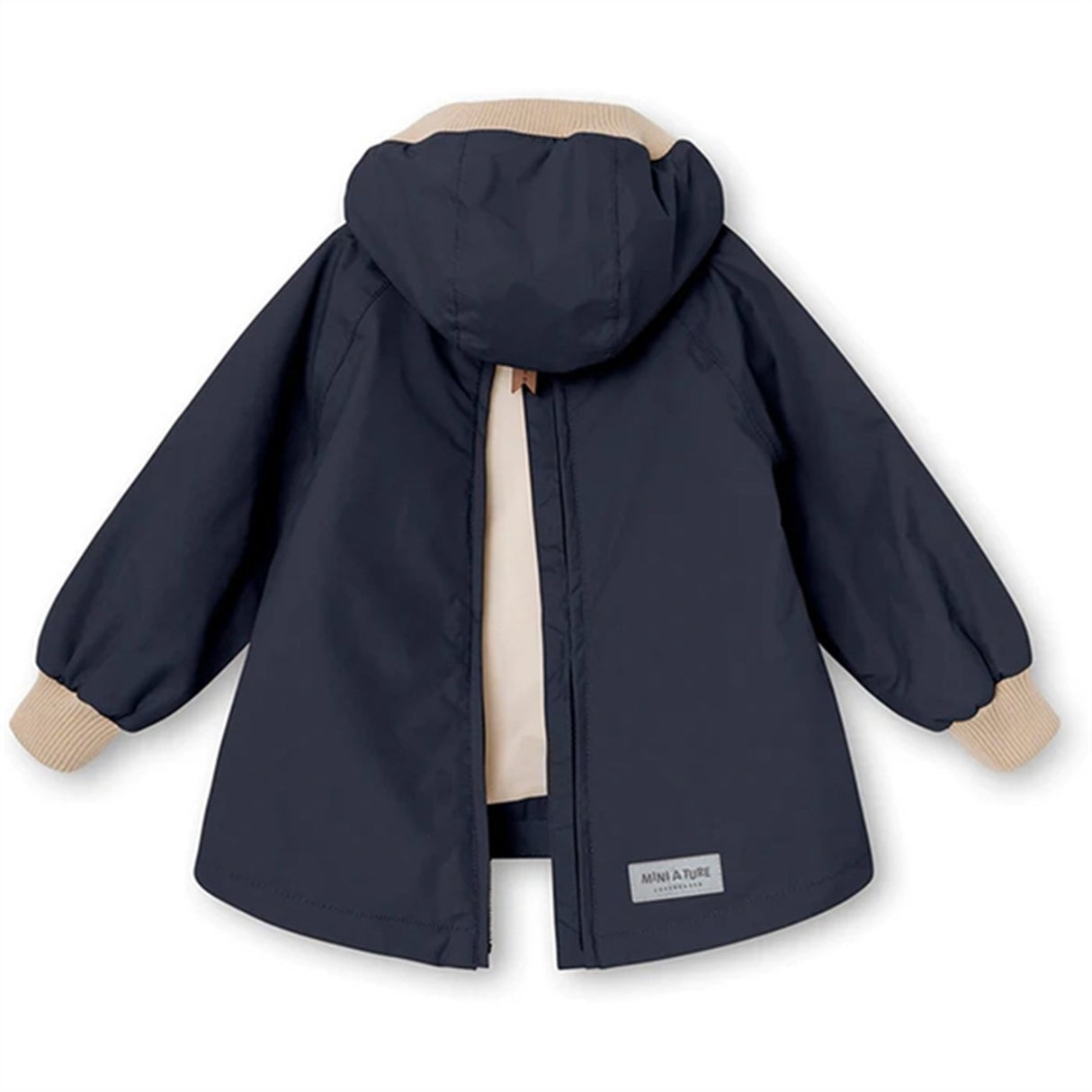 MINI A TURE Baby Vito Forårs Anorak Ombre Blue 3