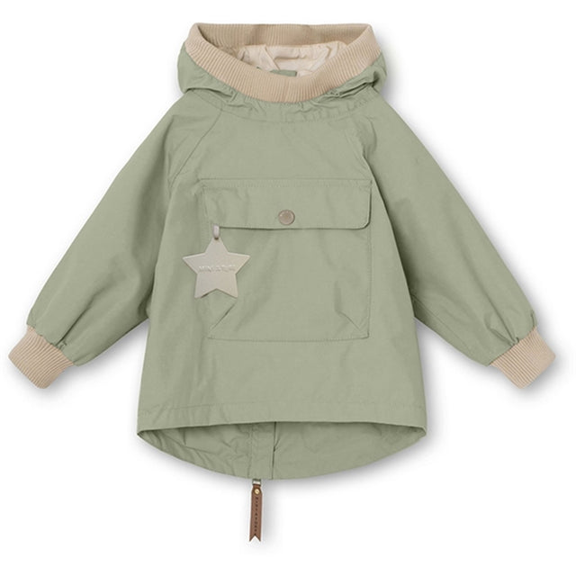 MINI A TURE Baby Vito Forårs Anorak Desert Sage