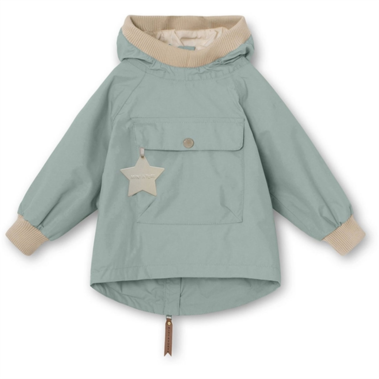 MINI A TURE Baby Vito Forårs Anorak Gray Mist