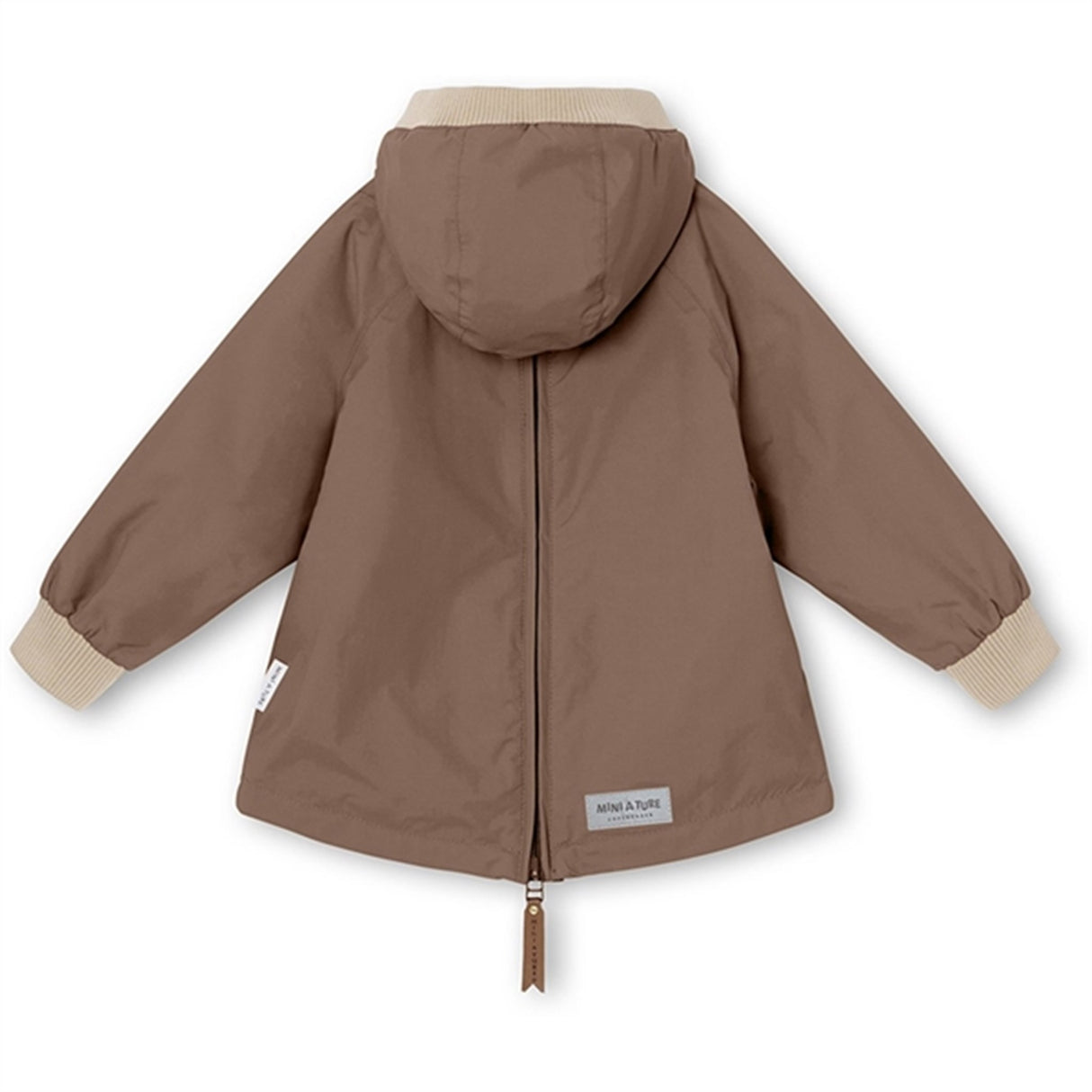 MINI A TURE Baby Vito Forårs Anorak m/Fleece Foer Brownie 3