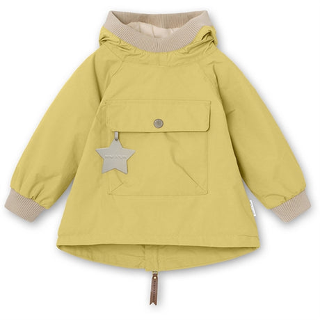 MINI A TURE Baby Vito Forårs Anorak m/Fleece Foer Dusky Citron