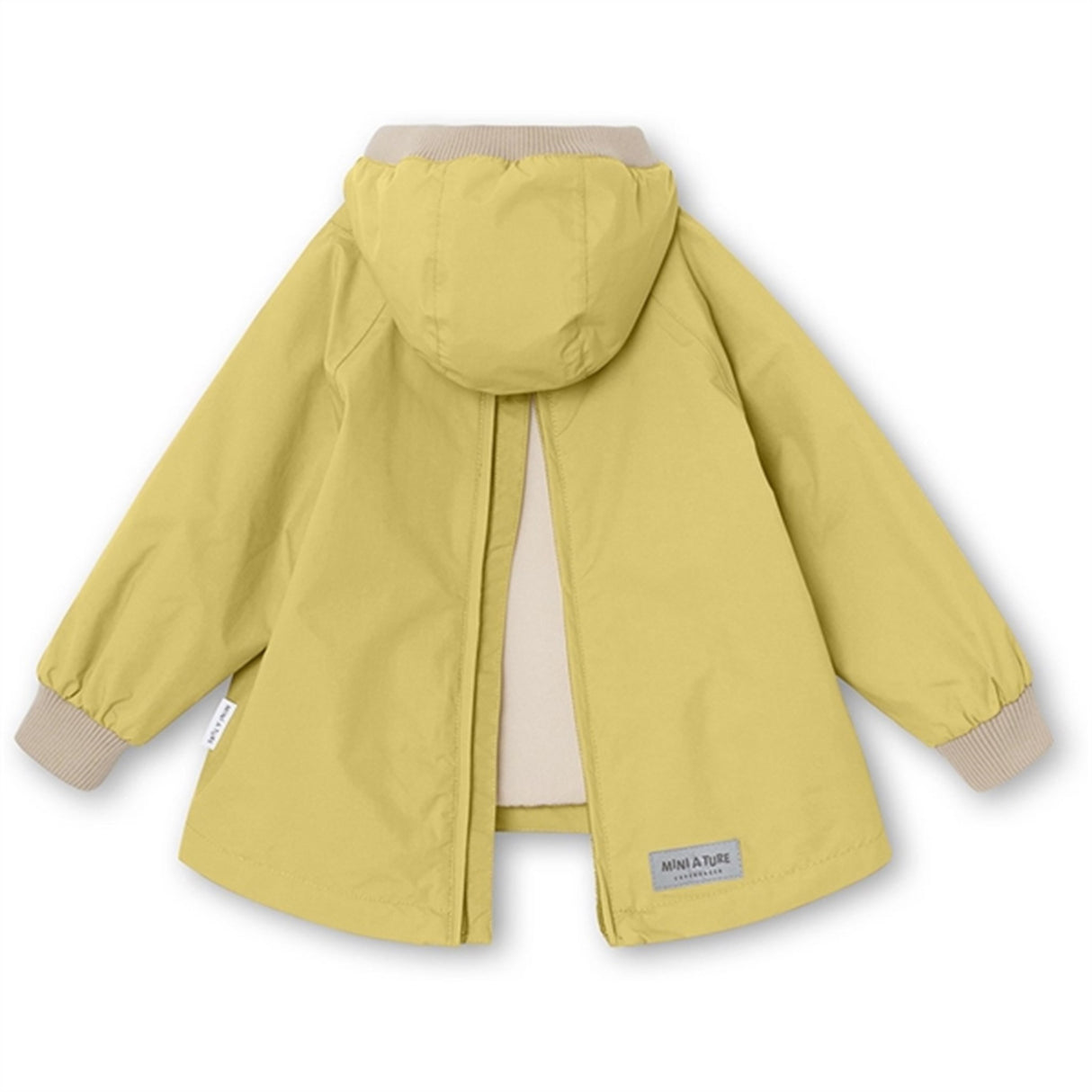 MINI A TURE Baby Vito Forårs Anorak m/Fleece Foer Dusky Citron 2