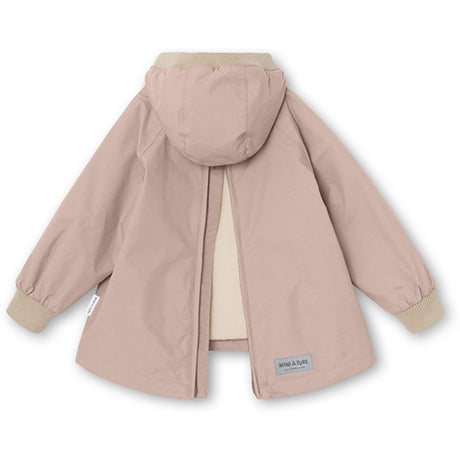 MINI A TURE Baby Vito Forårs Anorak m/Fleece Foer Rose Smoke 2