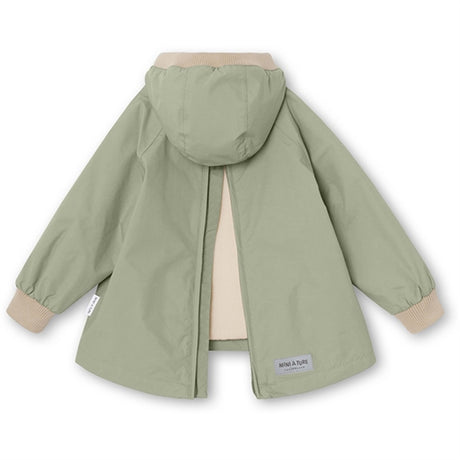 MINI A TURE Baby Vito Forårs Anorak m/Fleece Foer Desert Sage 2