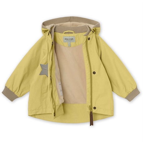 MINI A TURE Wai Forårsjakke m/Fleece Foer Dusky Citron 2