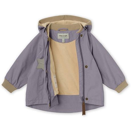 MINI A TURE Wai Forårsjakke m/Fleece Foer Minimal Lilac 2