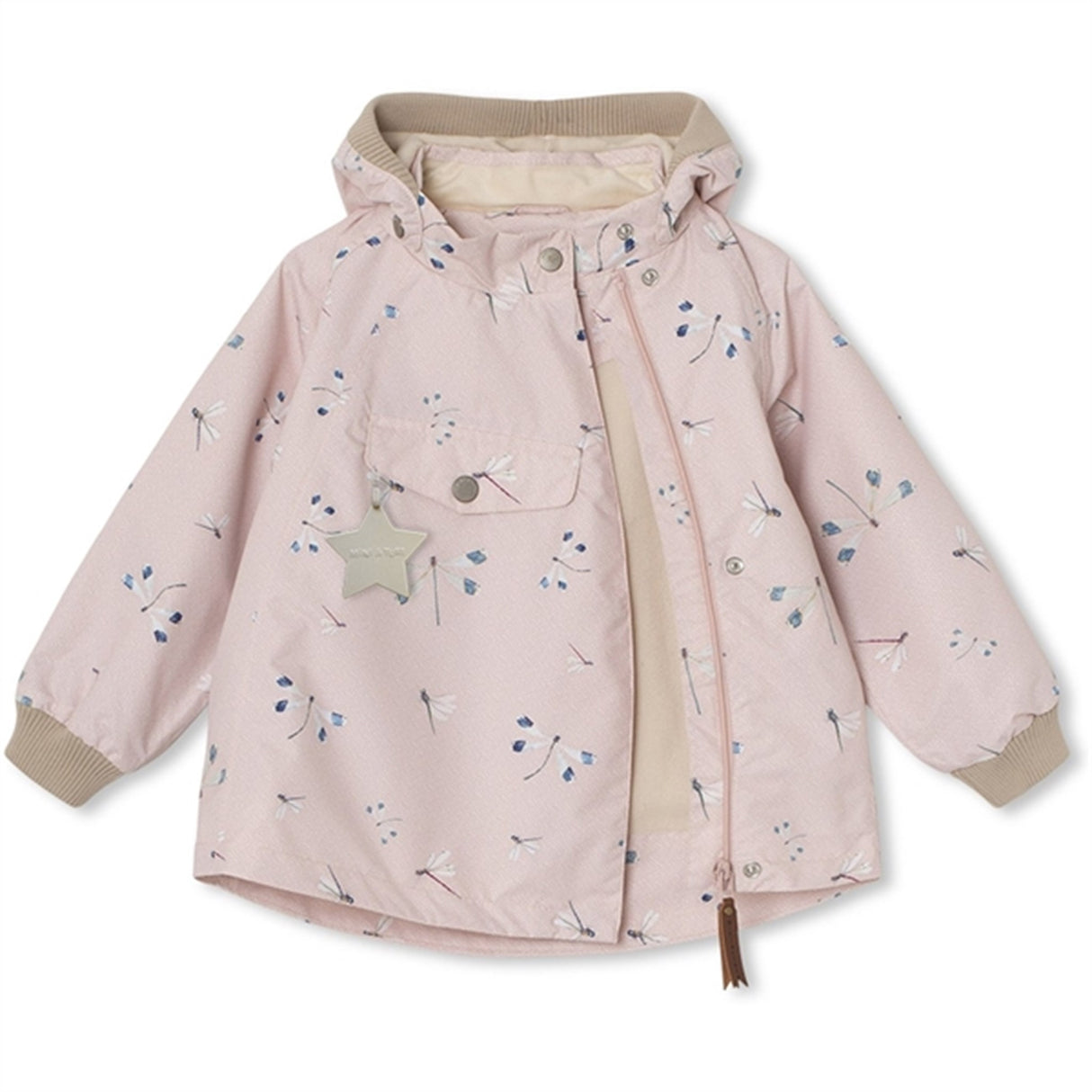 MINI A TURE Wai Forårsjakke m/Fleece Foer Rose Dragonfly 2