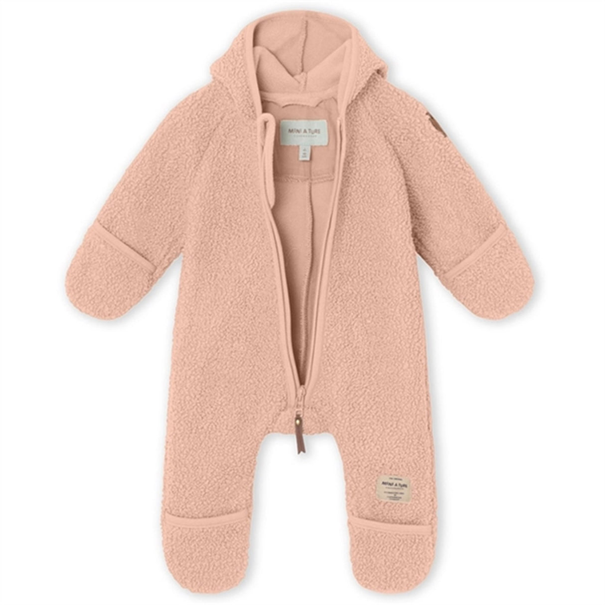 MINI A TURE Adel Teddy Fleece Køredragt Rose Dust 3