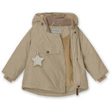 MINI A TURE Wang Fleece Vinterjakke Savannah Tan 3