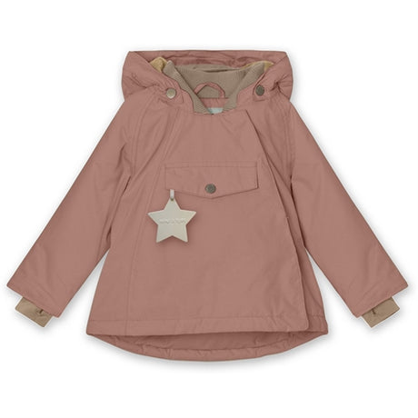 MINI A TURE Wang Fleece Vinterjakke Wood Rose