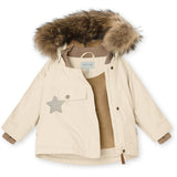 MINI A TURE Wang Fleece Fur Vinterjakke Angora Cream 3