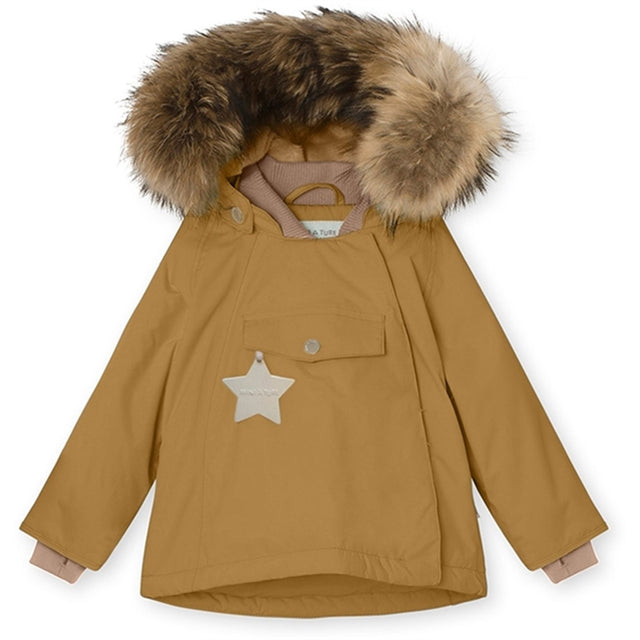 MINI A TURE Wang Fleece Fur Vinterjakke Medal Bronze