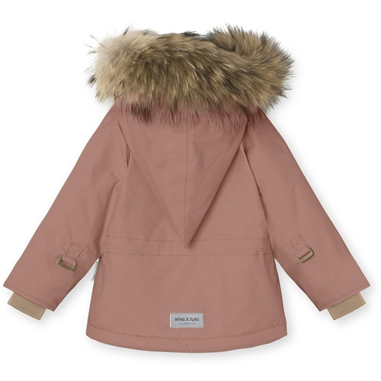 MINI A TURE Wang Fleece Fur Vinterjakke Wood Rose 5