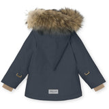 MINI A TURE Wang Fleece Fur Vinterjakke Blue Nights 4