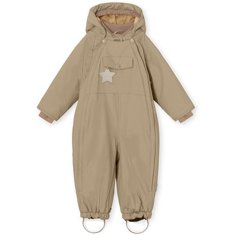 MINI A TURE Wisti Fleece Flyverdragt Savannah Tan