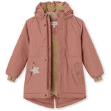 MINI A TURE Vikana Fleece Vinterjakke Wood Rose 3