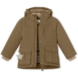 MINI A TURE Kastorio Fleece Vinterjakke Wood