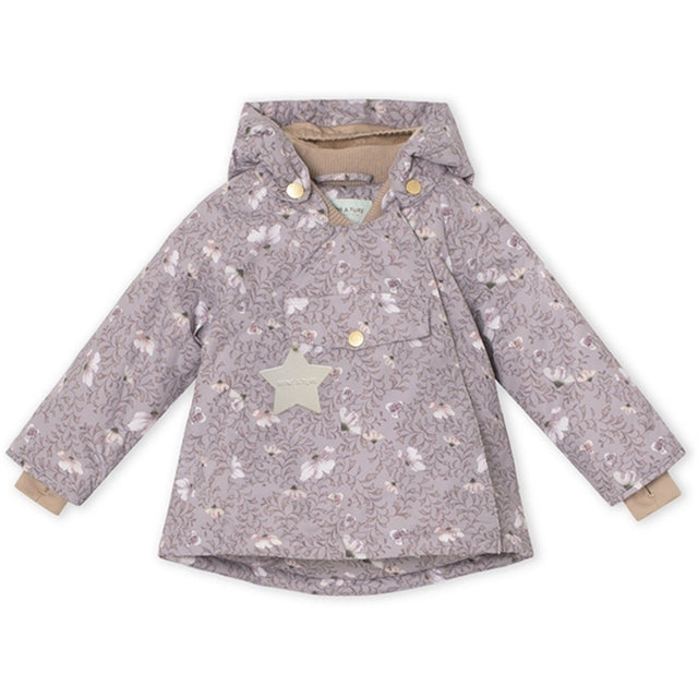 MINI A TURE Wang Fleece Printed Vinterjakke Autumn Flower Field