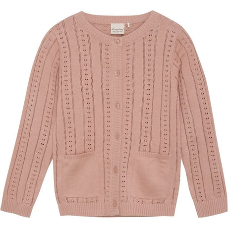 Minymo Peach Beige Cardigan Strik