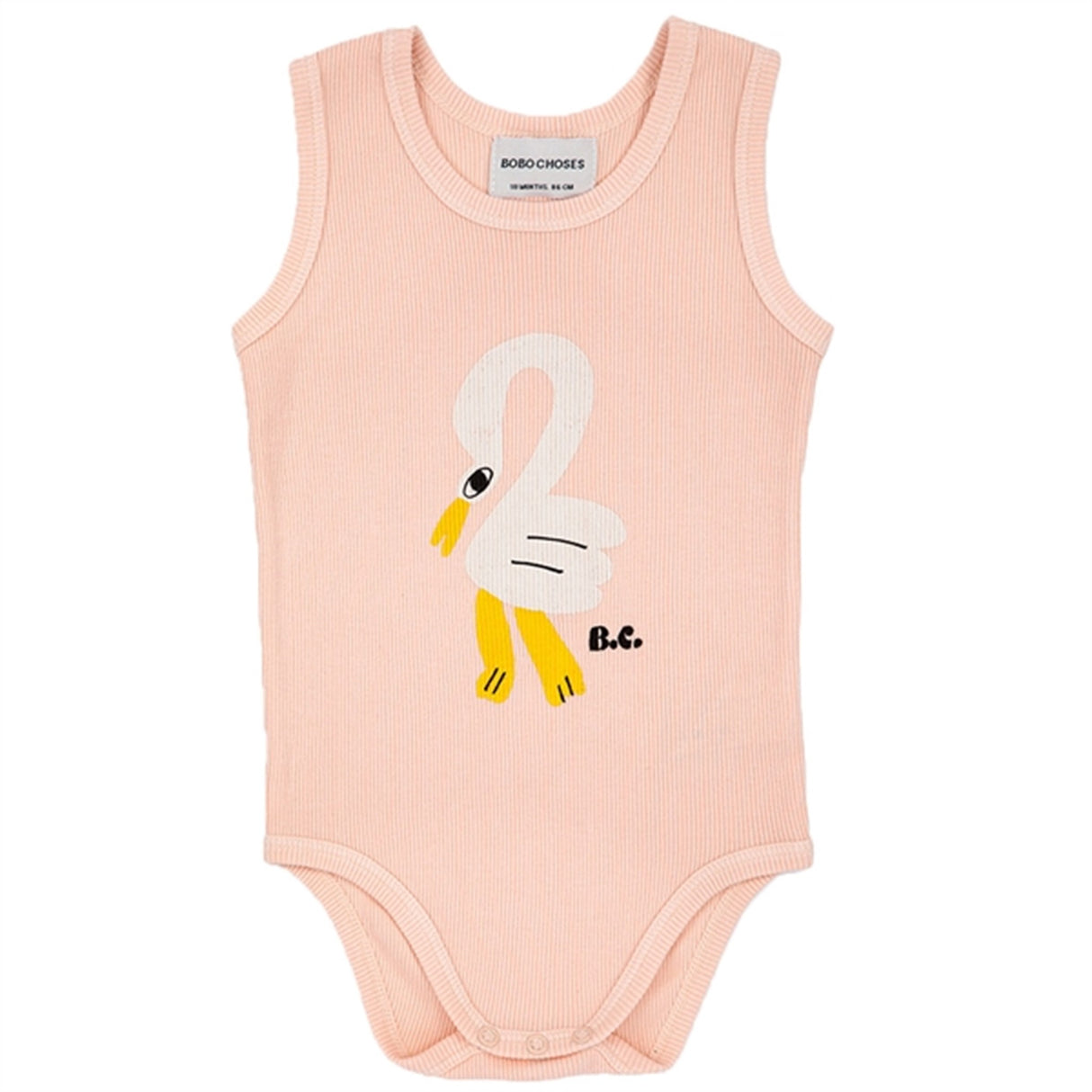 Bobo Choses Light Pink Pelican Sleveless Body