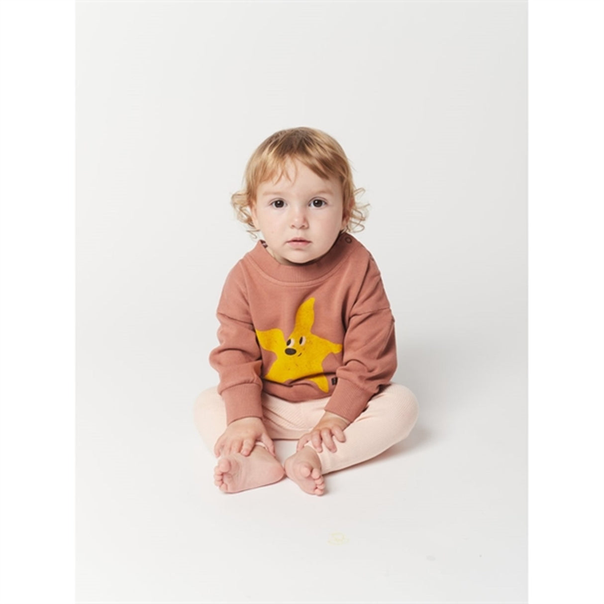 Bobo Choses Brown Starfish Sweatshirt 3