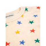 Bobo Choses White Multicolor Stars All Over Terry Sweatshirt 6