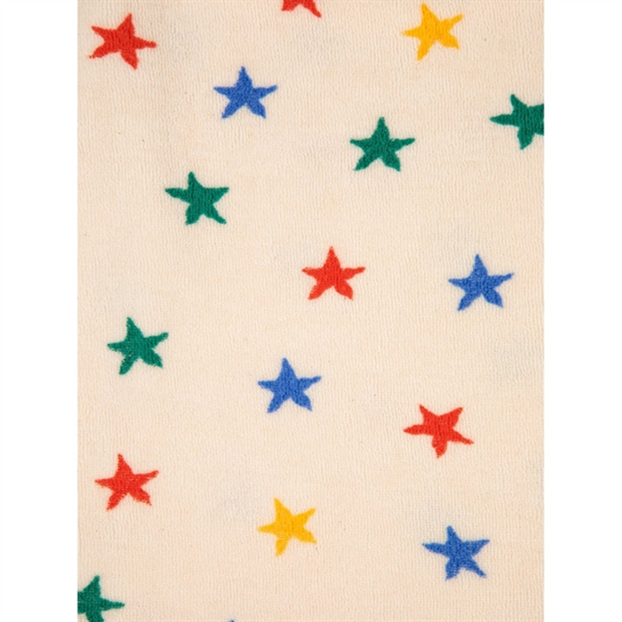 Bobo Choses White Multicolor Stars All Over Terry Sweatshirt 5