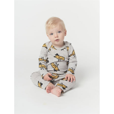 Bobo Choses Light Grey Mr Birdie All Over Heldragt 2