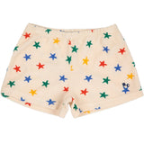 Bobo Choses White Multicolor Stars Terry Shorts