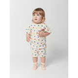 Bobo Choses White Multicolor Stars Terry Shorts 3