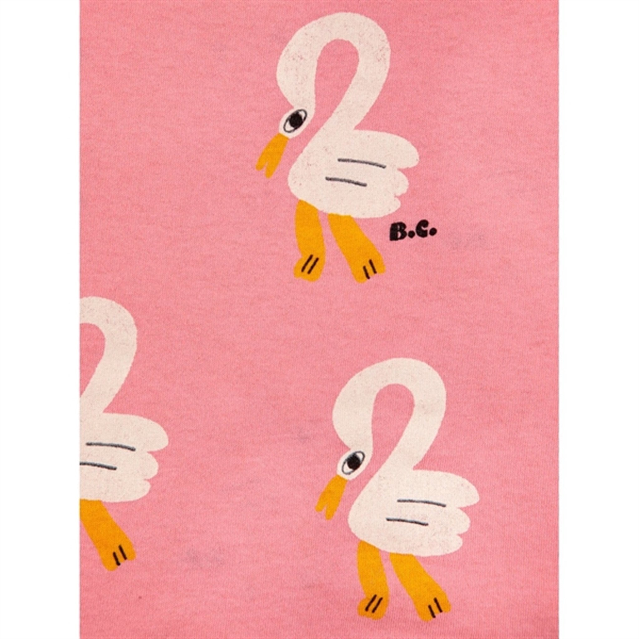 Bobo Choses Pink Pelican All Over T-Shirt 7