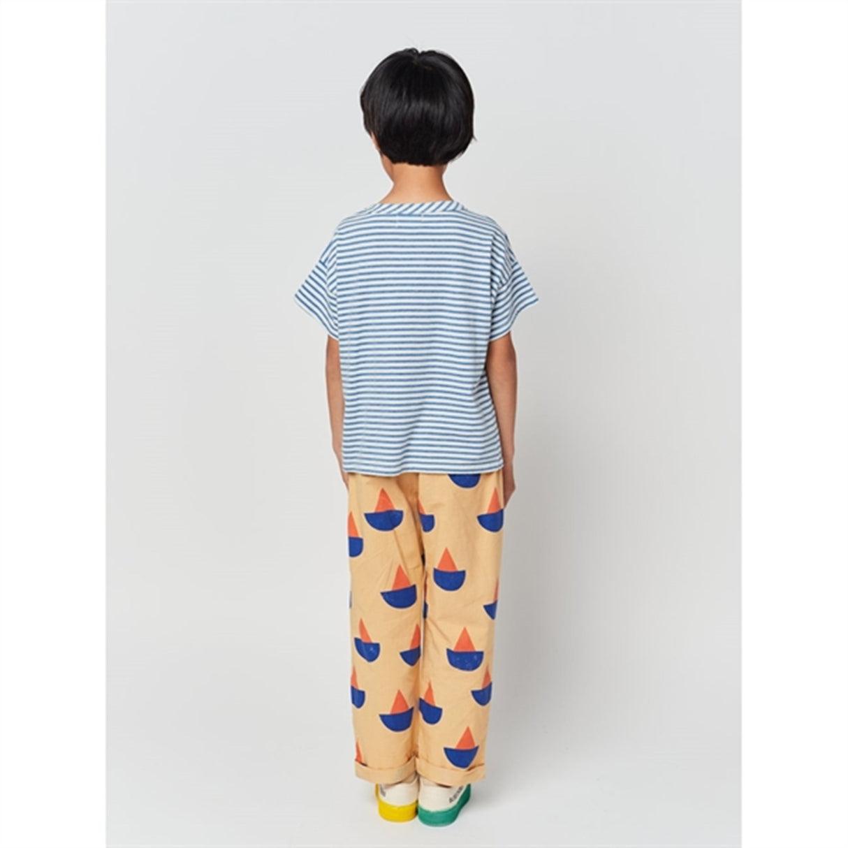 Bobo Choses Light Blue Stripes T-Shirt 9