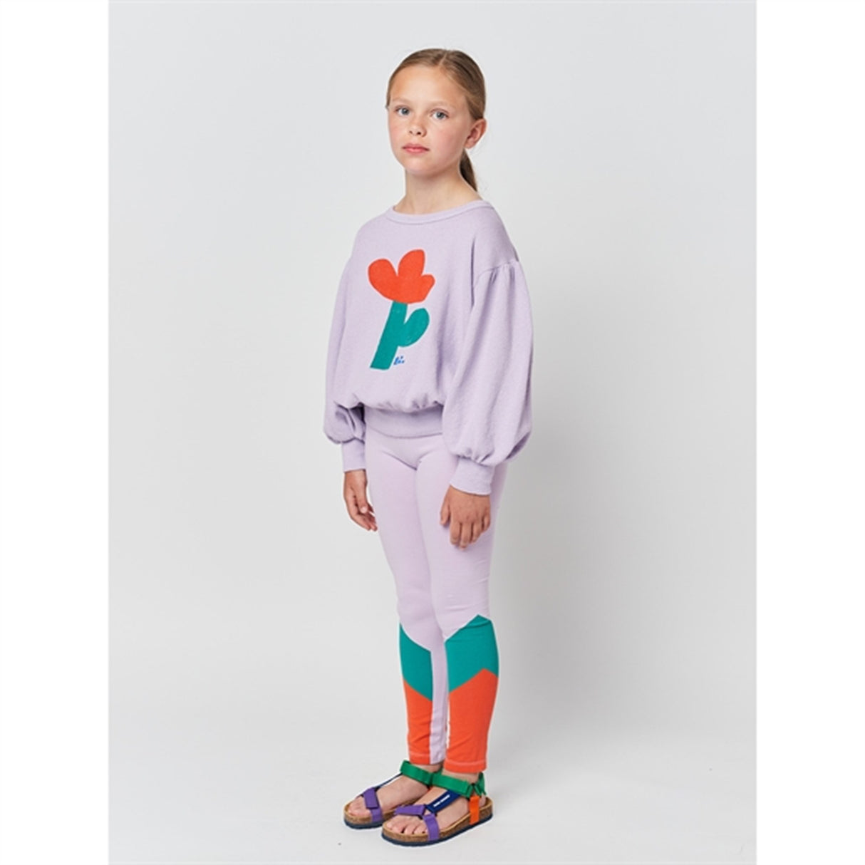 Bobo Choses Lavender Sea Flower Sweatshirt 4