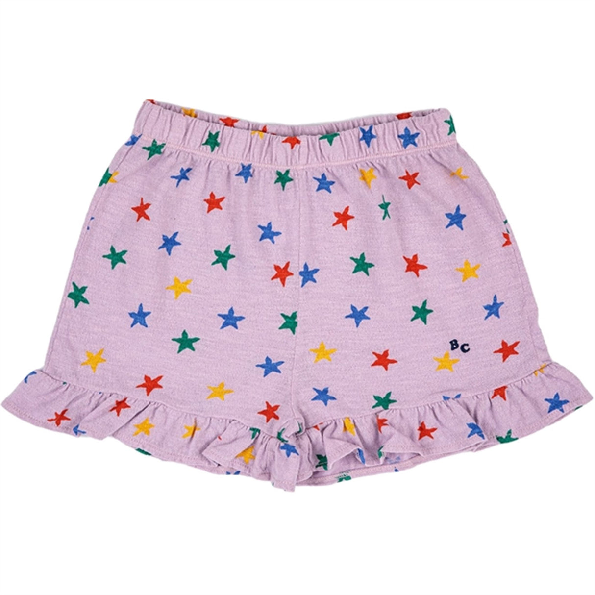 Bobo Choses Lavender Multicolor Stars All Over Flæse Shorts