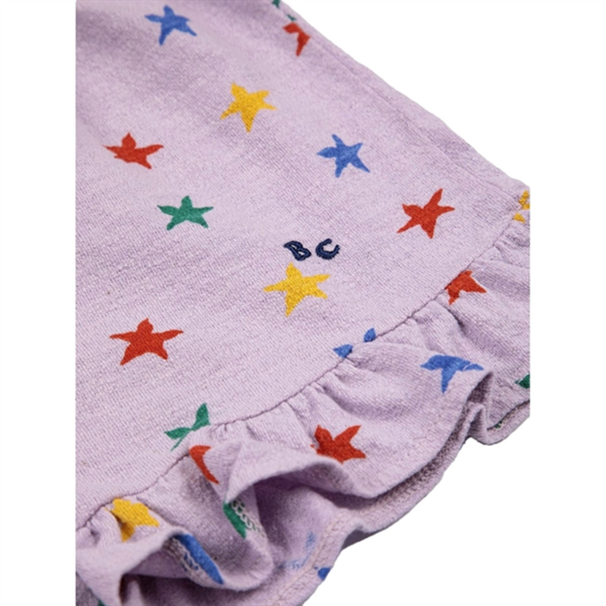 Bobo Choses Lavender Multicolor Stars All Over Flæse Shorts 3