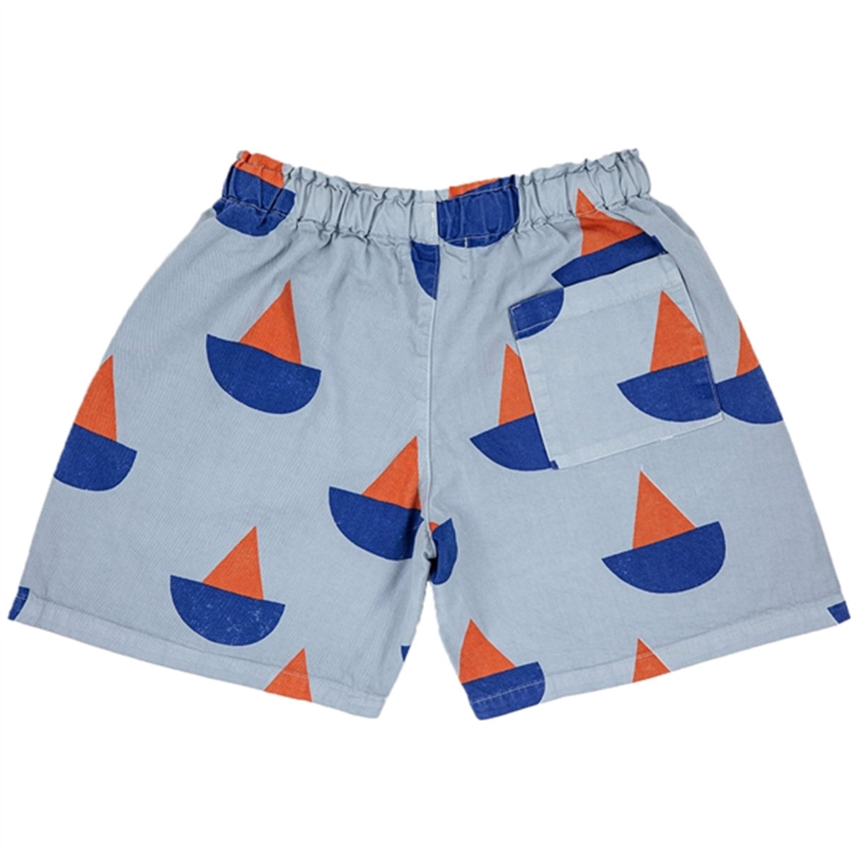 Bobo Choses Light Blue Sail Boat All Over Shorts 4