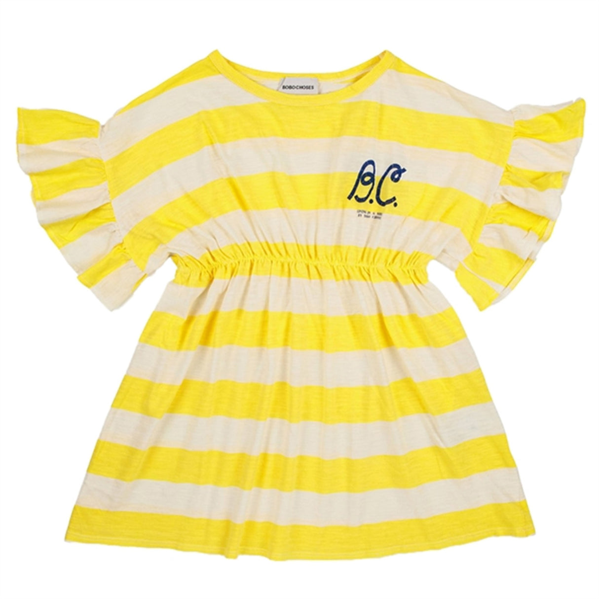 Bobo Choses Yellow Stripes Flæse Kjole