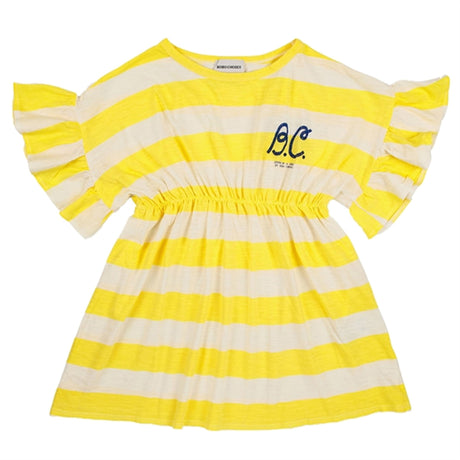 Bobo Choses Yellow Stripes Flæse Kjole