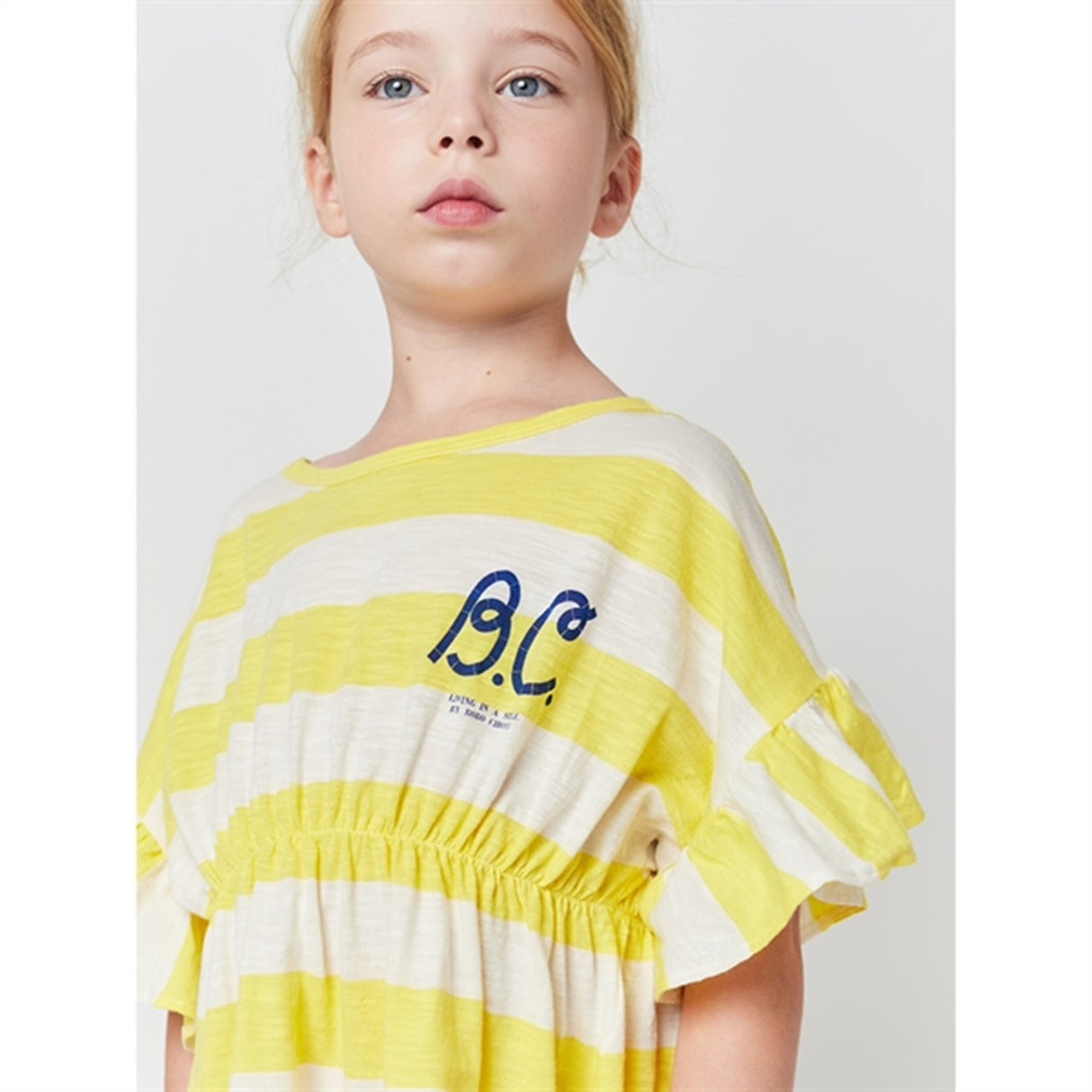 Bobo Choses Yellow Stripes Flæse Kjole 4