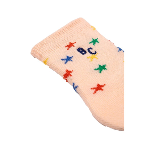 Bobo Choses Pink Multicolor Stars All Over Strømper 2