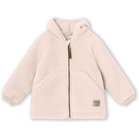 MINI A TURE LIFF Teddy Fleece Jakke Mauve Chalk