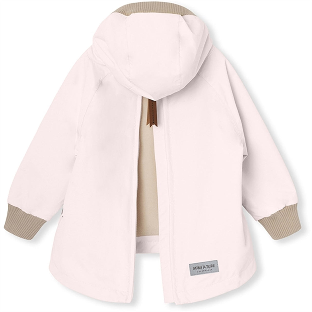 MINI A TURE BABYVITO Forårs Anorak m/Fleece Foer Mauve Chalk 2